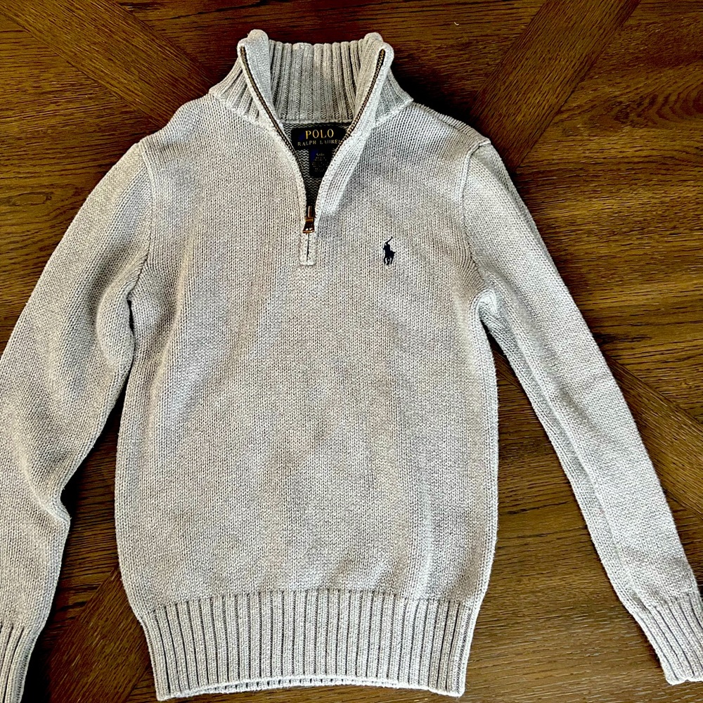 Polo Ralph Lauren boys quarter zip size 8